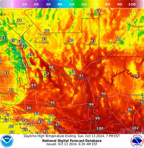 noaa weather forecast las vegas.